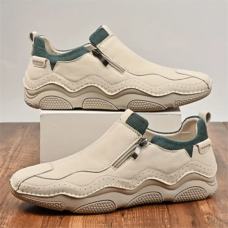๐ Men's Calfskin Walking Shoes ๐ Hand-sewn, slip-on design, easy to put on and take off โ
Arch support - relieve pain and walk comfortably