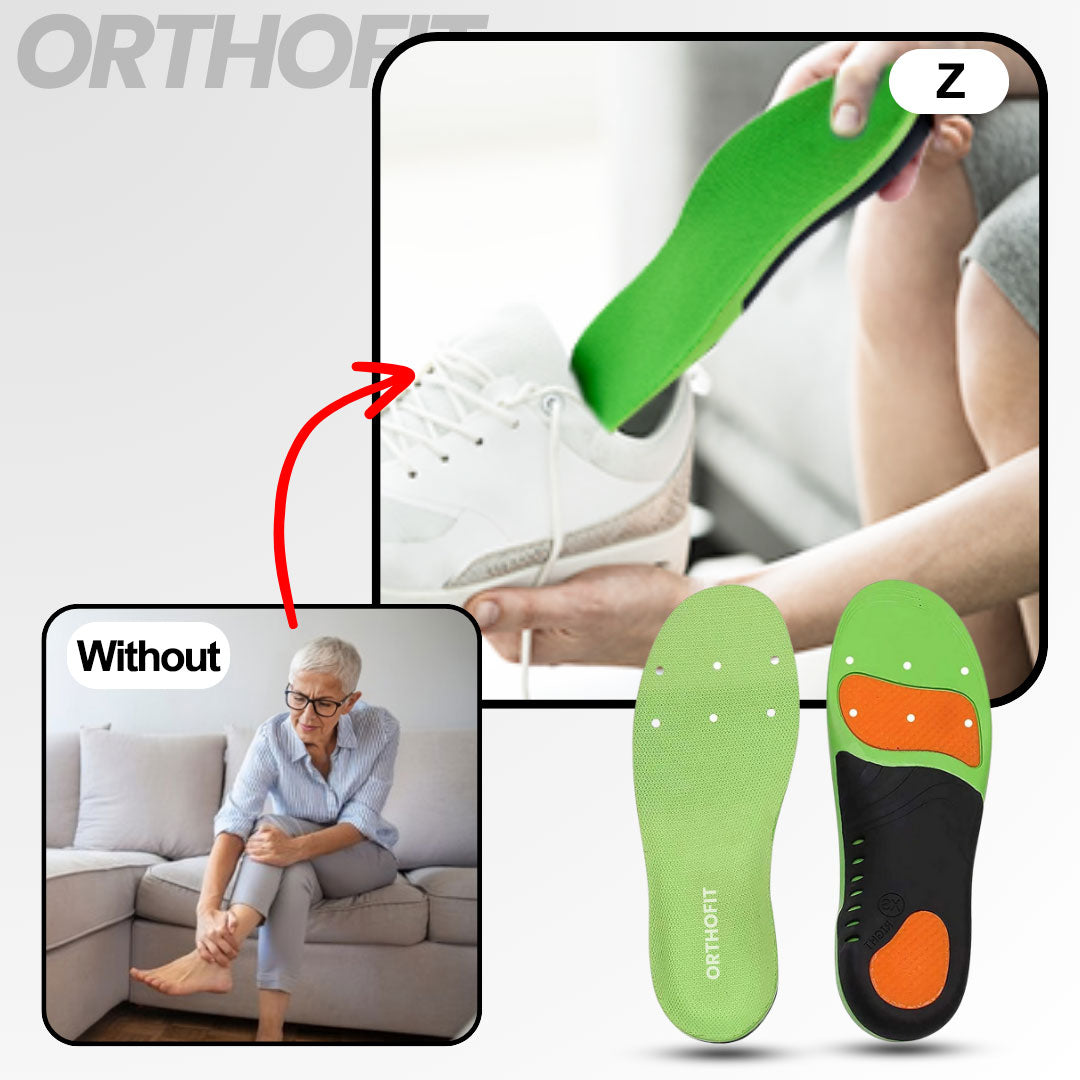 🎁FREE BONUS🎁 ($39.99 value) Orthofit – Ergonomic Pain Relief Insoles for All Shoes