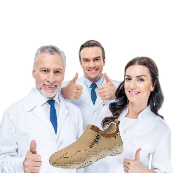 ๐ Men's Calfskin Walking Shoes ๐ Hand-sewn, slip-on design, easy to put on and take off โ
Arch support - relieve pain and walk comfortably