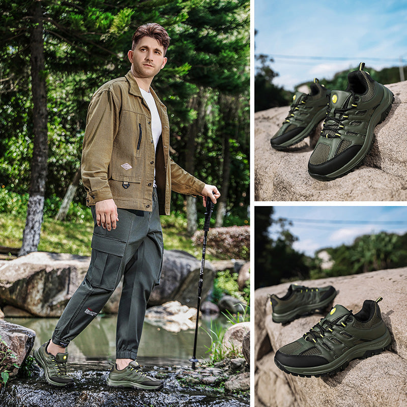 🔥 Ergonomically designed men's casual shoes 👞 Hand-sewn, easy to put on and take off ✅ Arch support, relieves walking pain - allowing you to walk comfortably
