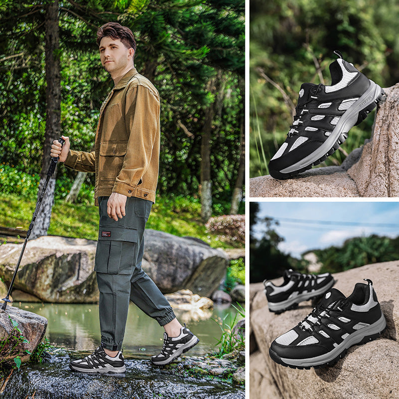 🔥 Ergonomically designed men's casual shoes 👞 Hand-sewn, easy to put on and take off ✅ Arch support, relieves walking pain - allowing you to walk comfortably