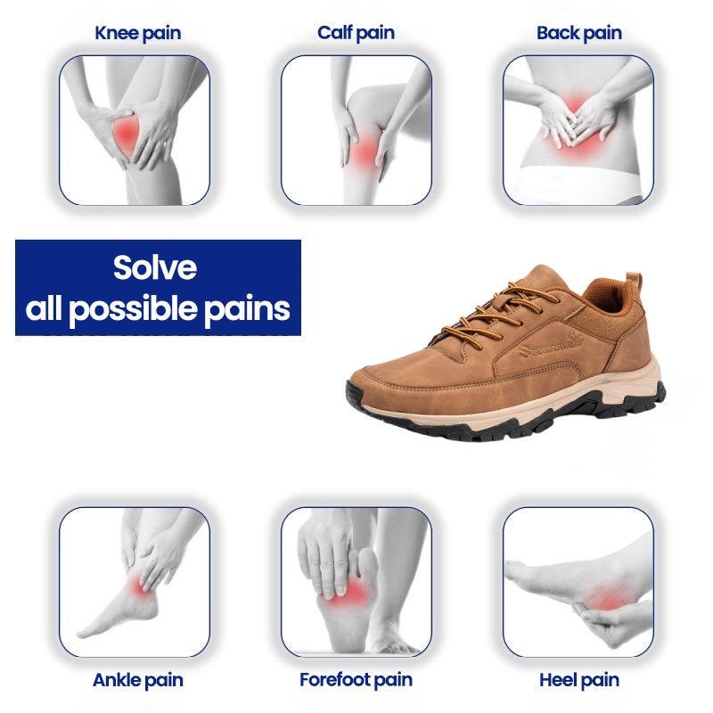 [Last Day 70% Off - Ends Soon] 🔥 Ergonomically Designed Men's Walking Shoes 👞 Relieve walking pain ✅ Arch support for comfortable walking