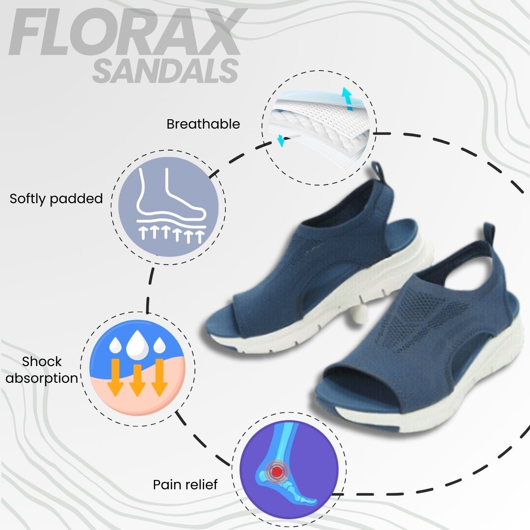 Florax™ - ergonomic pain relieving sandals for women