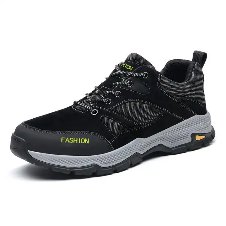Men's Hiking Shoes Outdoor Walking Sneakers Lightweight Low Rise for Travel Camping
