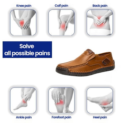 🐂Men's Calfskin Casual Shoes👞Hand-sewn, easy to put on and take off✅Arch support - relieve pain and walk comfortably