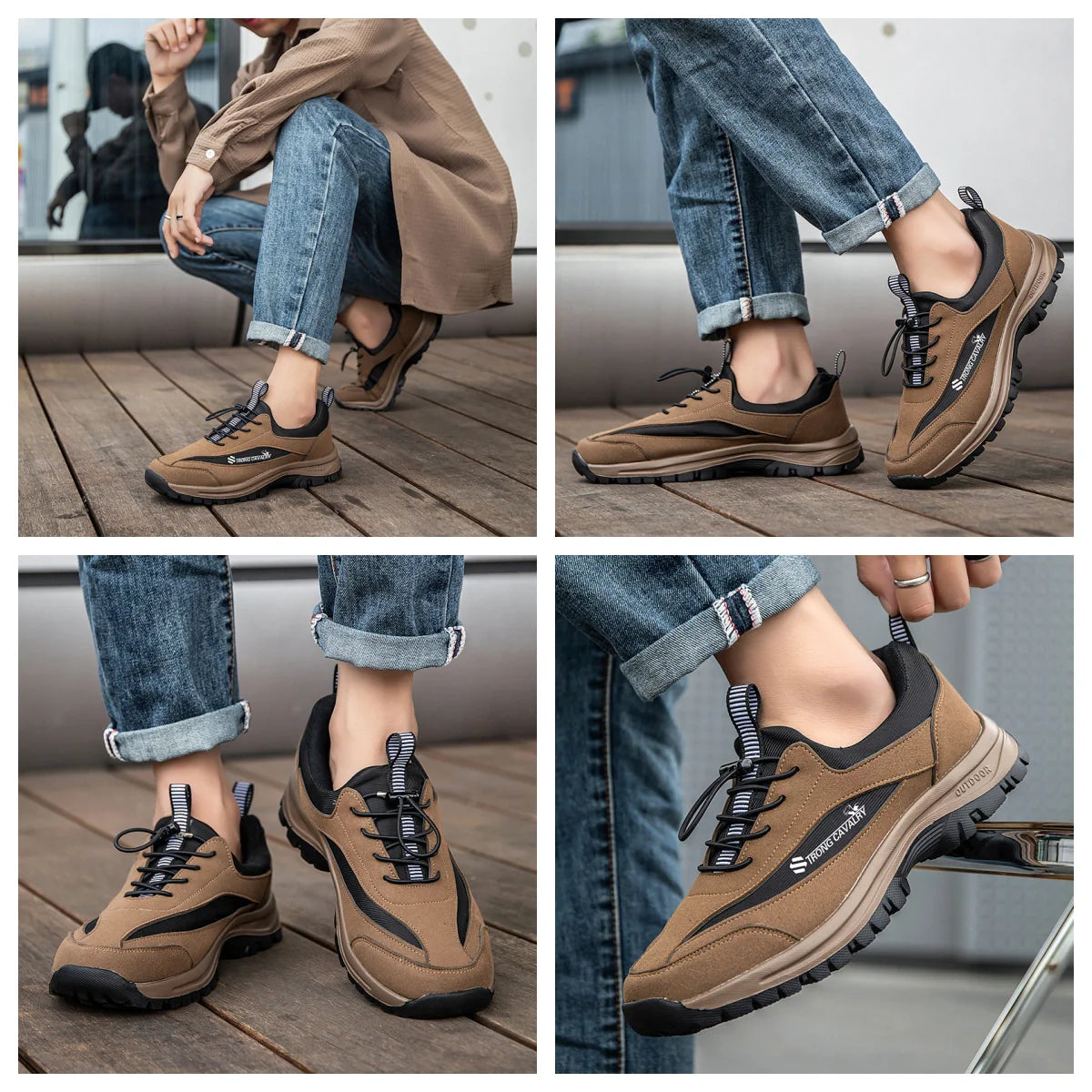 [Last Day 70% Off - Don't Miss Out] 🔥 Ergonomically Designed Men's Walking Shoes 👞 Relieve Walking Pain ✅ Arch Support for Comfortable Walking