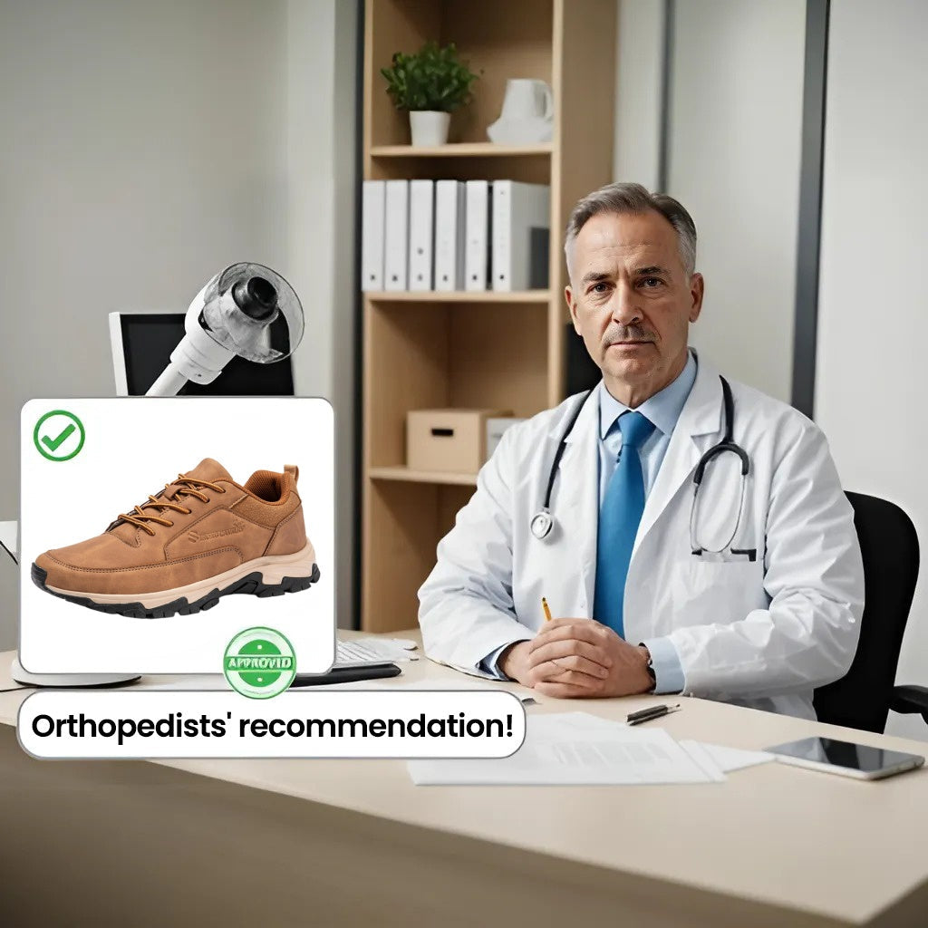 [Last Day 70% Off - Ends Soon] 🔥 Ergonomically Designed Men's Walking Shoes 👞 Relieve walking pain ✅ Arch support for comfortable walking