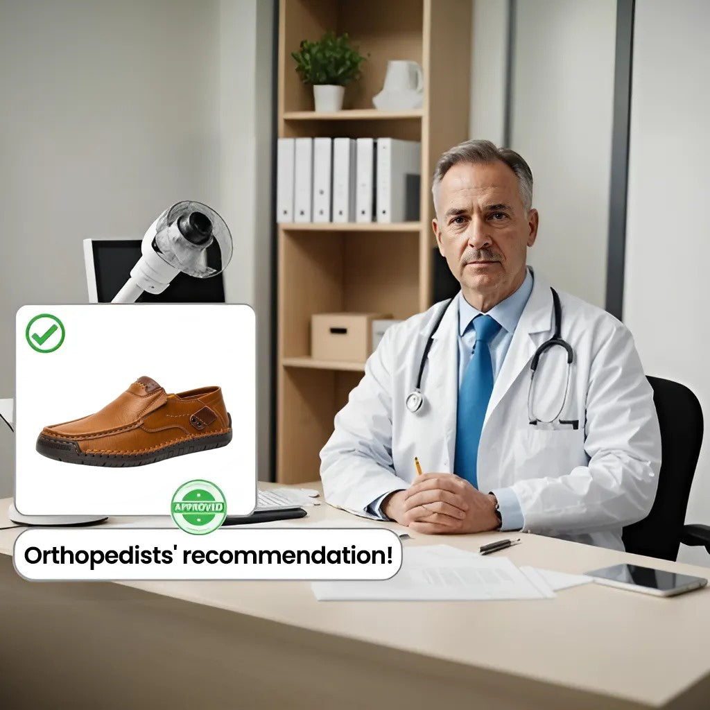 🐂Men's Calfskin Casual Shoes👞Hand-sewn, easy to put on and take off✅Arch support - relieve pain and walk comfortably