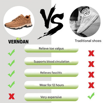 [Last Day 70% Off - Ends Soon] 🔥 Ergonomically Designed Men's Walking Shoes 👞 Relieve walking pain ✅ Arch support for comfortable walking