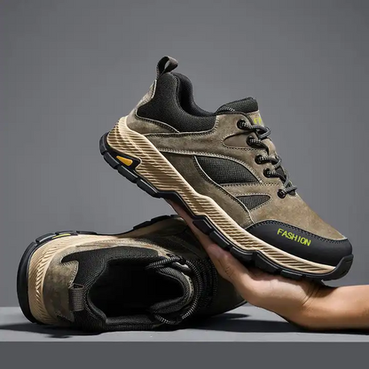 Men's Hiking Shoes Outdoor Walking Sneakers Lightweight Low Rise for Travel Camping