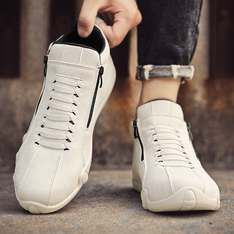 (🔥70% off today, don't miss it)🐂Men's calfskin casual shoes👞Hand-sewn, easy to put on and take off✅Arch support - relieve pain and walk comfortably