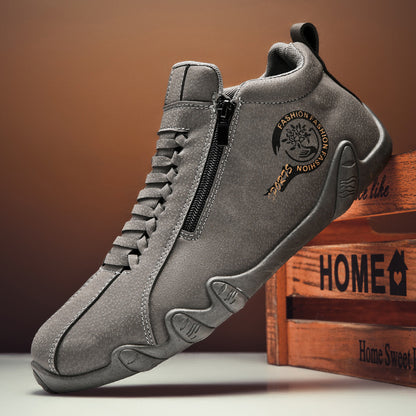 (🔥70% off today, don't miss it)🐂Men's calfskin casual shoes👞Hand-sewn, easy to put on and take off✅Arch support - relieve pain and walk comfortably