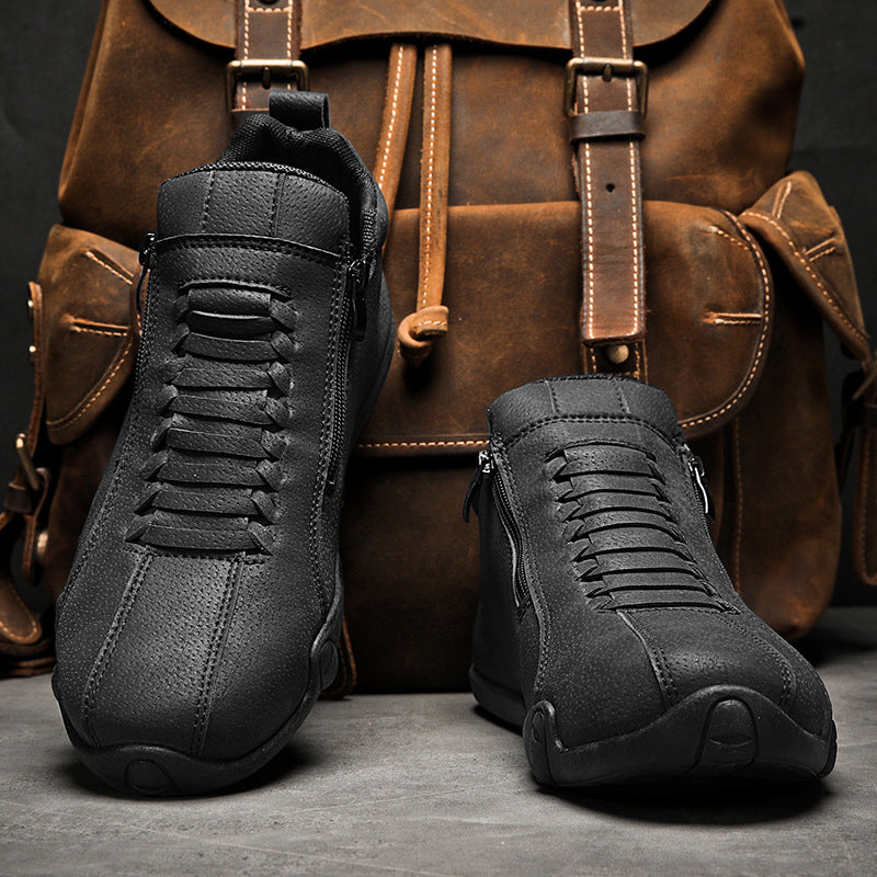 (🔥70% off today, don't miss it)🐂Men's calfskin casual shoes👞Hand-sewn, easy to put on and take off✅Arch support - relieve pain and walk comfortably
