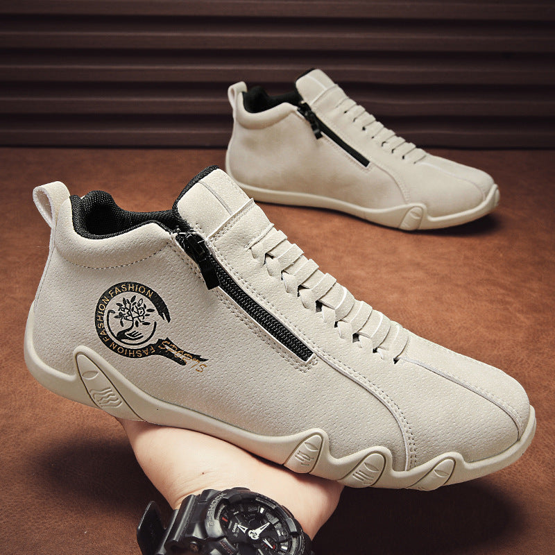 (🔥70% off today, don't miss it)🐂Men's calfskin casual shoes👞Hand-sewn, easy to put on and take off✅Arch support - relieve pain and walk comfortably