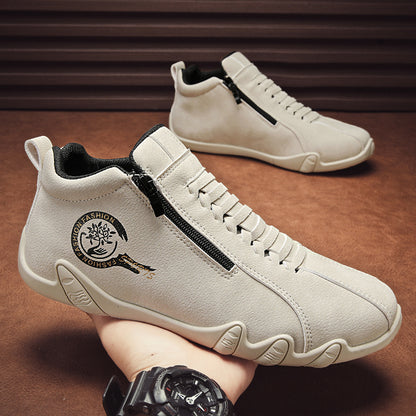 (🔥70% off today, don't miss it)🐂Men's calfskin casual shoes👞Hand-sewn, easy to put on and take off✅Arch support - relieve pain and walk comfortably